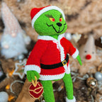 Green Elf Crochet Pattern PDF, Christmas Monster Amigurumi, Holiday Plush Doll Tutorial