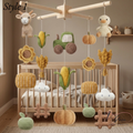 Farm Baby Mobile X Frame, Crochet Farm Nursery Mobile, Handmade Barnyard Crib Mobile, Goat Duck Tractor Baby Shower Gift