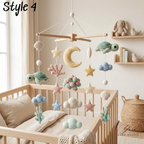 Handmade Ocean Baby Mobile, Crochet Sea Turtle Crib Mobile, Shell Star Nursery Decor, Coastal Baby Shower Gift