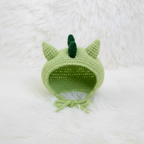 Dinosaur Cat Hat Crochet Pattern PDF, Dino Pet Hat Pattern, Cat Costume Crochet Tutorial