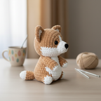 Shiba Inu Crochet Pattern PDF, Cute Dog Amigurumi Pattern, Beginner Friendly