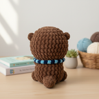 Otter Crochet Pattern, Amigurumi Otter Plush with Necklace, Kawaii Animal Crochet PDF
