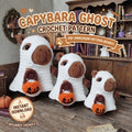 Ghost Capybara Crochet Pattern PDF – Halloween Amigurumi Plush