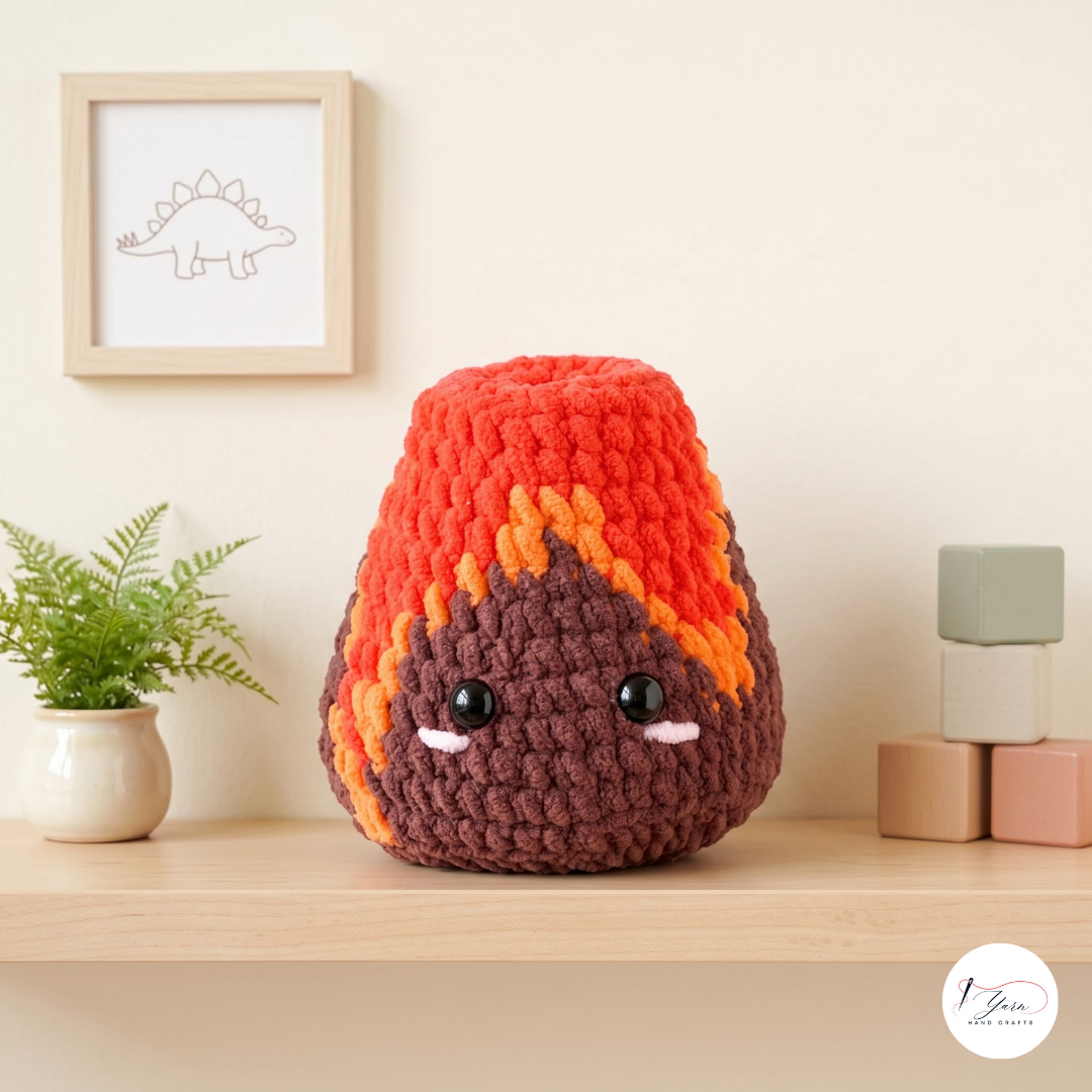 Cute Dinosaur Crochet Pattern Bundle PDF, Dino Amigurumi Plush Collection, Prehistoric Animals, Volcano and Mushroom Crochet Patterns