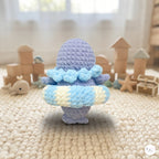 Crochet Seal Plush with Floatie, Handmade Amigurumi Sea Animal, Soft Ocean Stuffed Toy, Seal Lover Gift, Nursery Decor