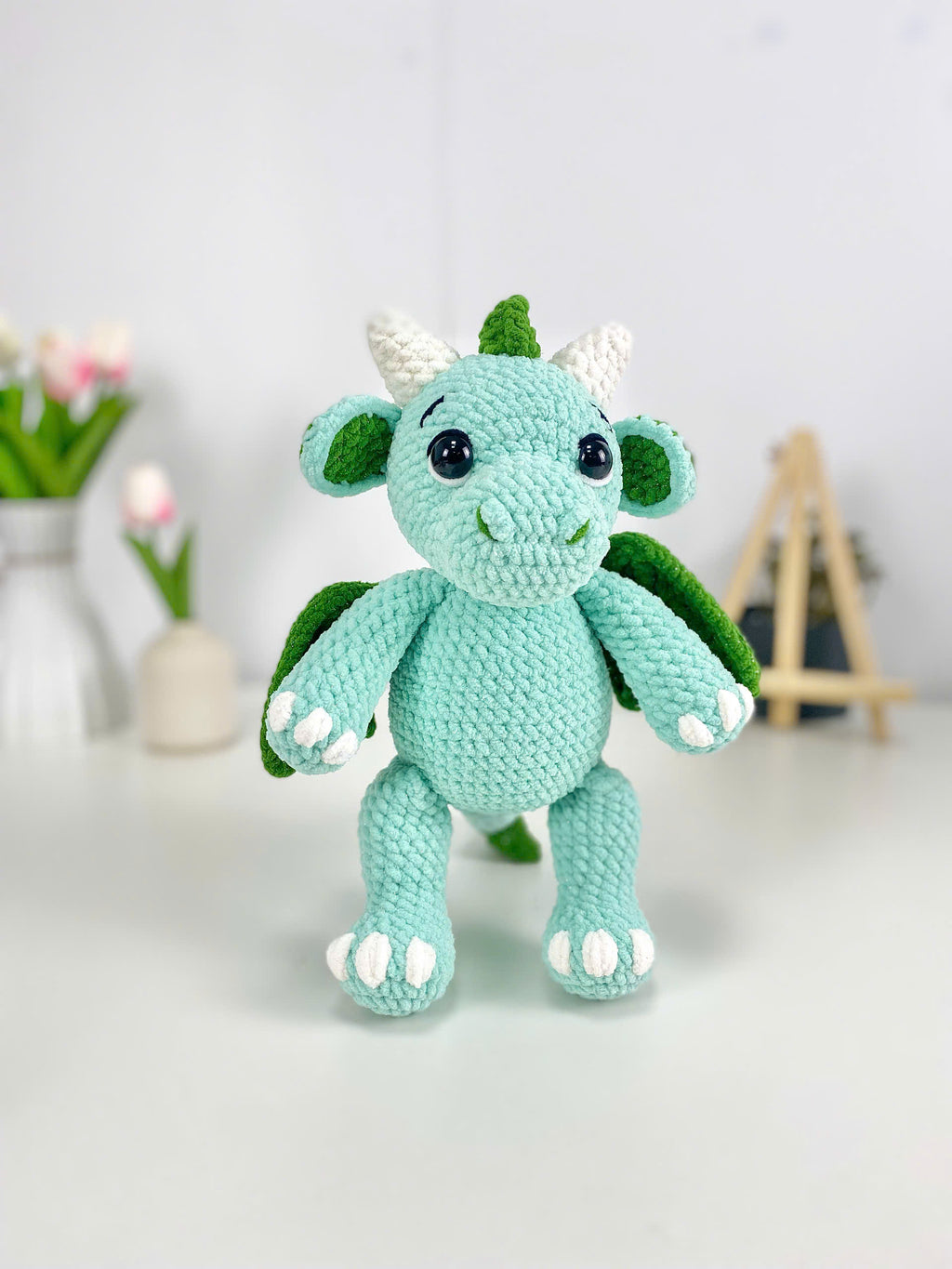 Amigurumi Dragon Crochet Pattern: Beginner-Friendly Plush Toy (PDF Pattern)