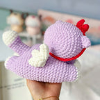 Cute Cat Crochet Pattern PDF, Angel Cat Amigurumi Pattern, Plush Kitty Crochet Tutorial