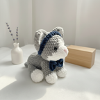 Puppy Crochet Pattern PDF, Cute Dog Amigurumi, Kawaii Lying Puppy Plush, Beginner Friendly