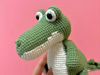 Crocodile Crochet Pattern PDF, Cute Alligator Amigurumi Pattern
