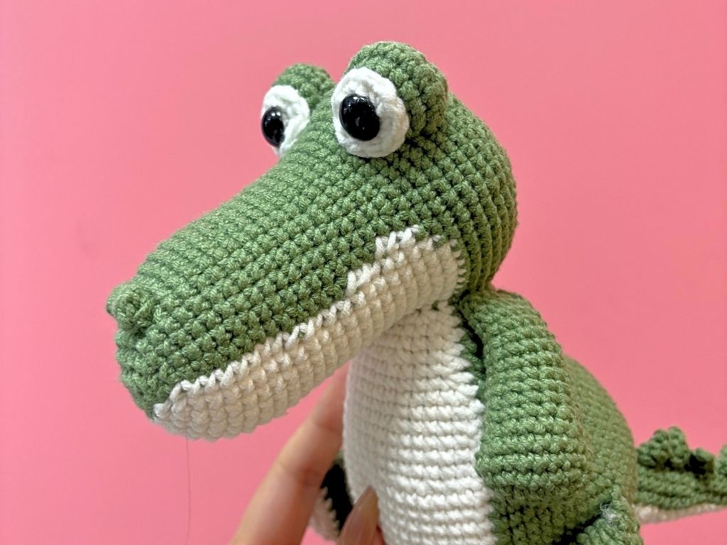 Crocodile Crochet Pattern PDF, Cute Alligator Amigurumi Pattern