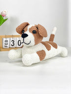 Jack Russell Terrier Crochet Pattern: Amigurumi Dog Plush Toy (PDF)