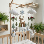 Crochet Winter Woodland Baby Mobile