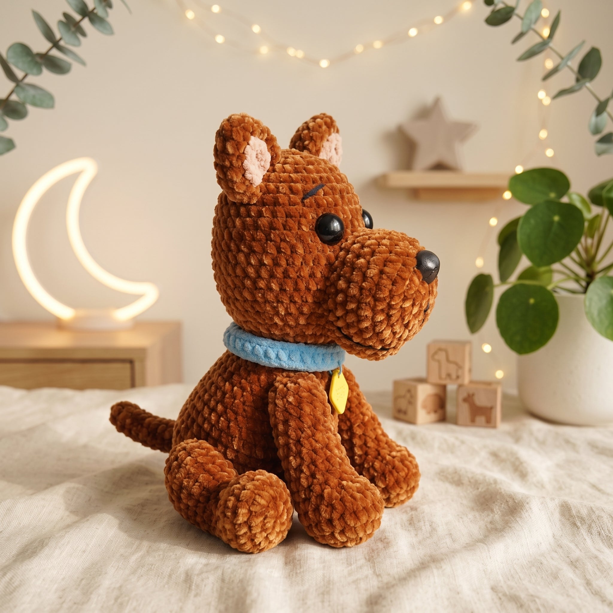Scooby-Doo Crochet Pattern PDF – Cartoon Dog Amigurumi Plush