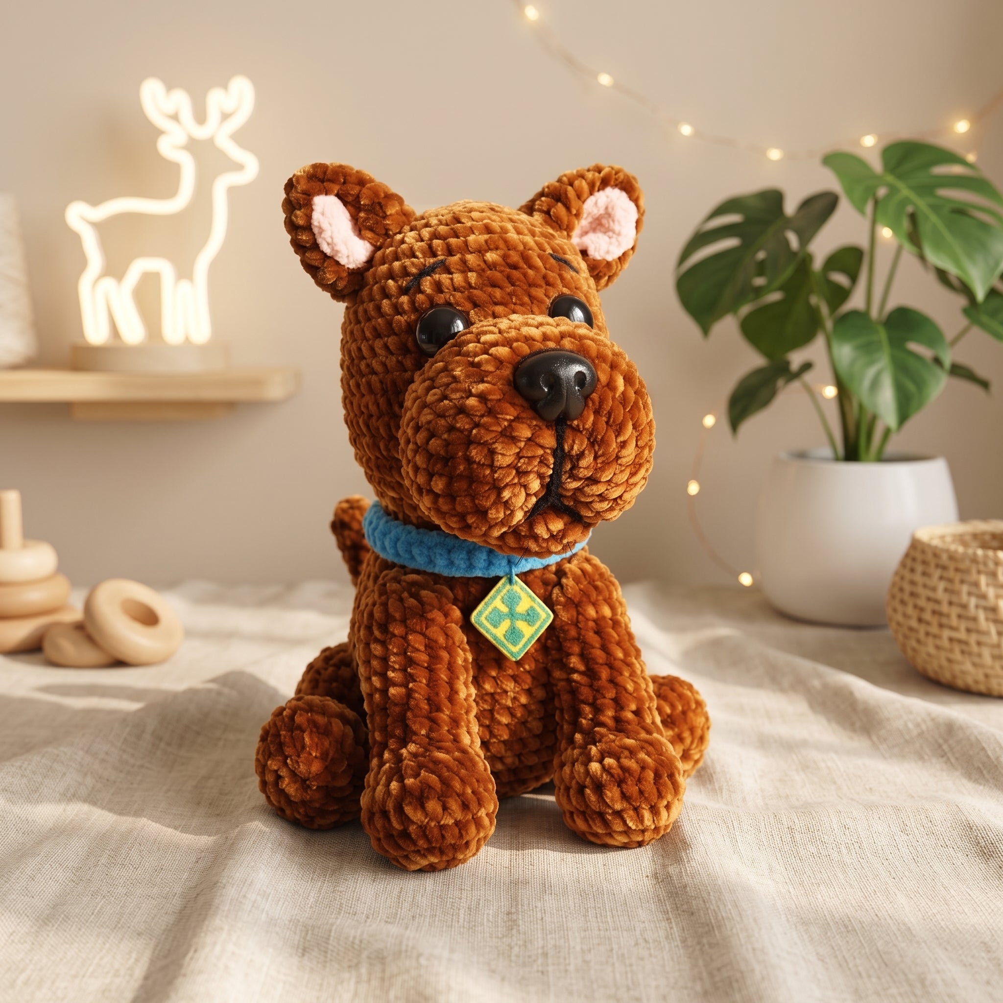 Scooby-Doo Crochet Pattern PDF – Cartoon Dog Amigurumi Plush