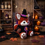 Witch Fox Crochet Pattern PDF – Halloween Amigurumi Plush with Hat & Cloak
