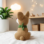 Cozy Scarf Corgi Crochet Pattern PDF – Amigurumi Puppy Plush