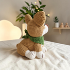 Cozy Scarf Corgi Crochet Pattern PDF – Amigurumi Puppy Plush
