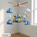 Handmade Felt Submarine Baby Mobile – Whale, Turtle & Dolphin Ocean Nursery Decor