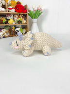 Triceratops Crochet Pattern: Beginner Friendly Amigurumi Dinosaur (PDF Pattern)