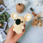 Koala Crochet Pattern PDF, No Sew Amigurumi Koala Tutorial, Easy Plush Animal Pattern,