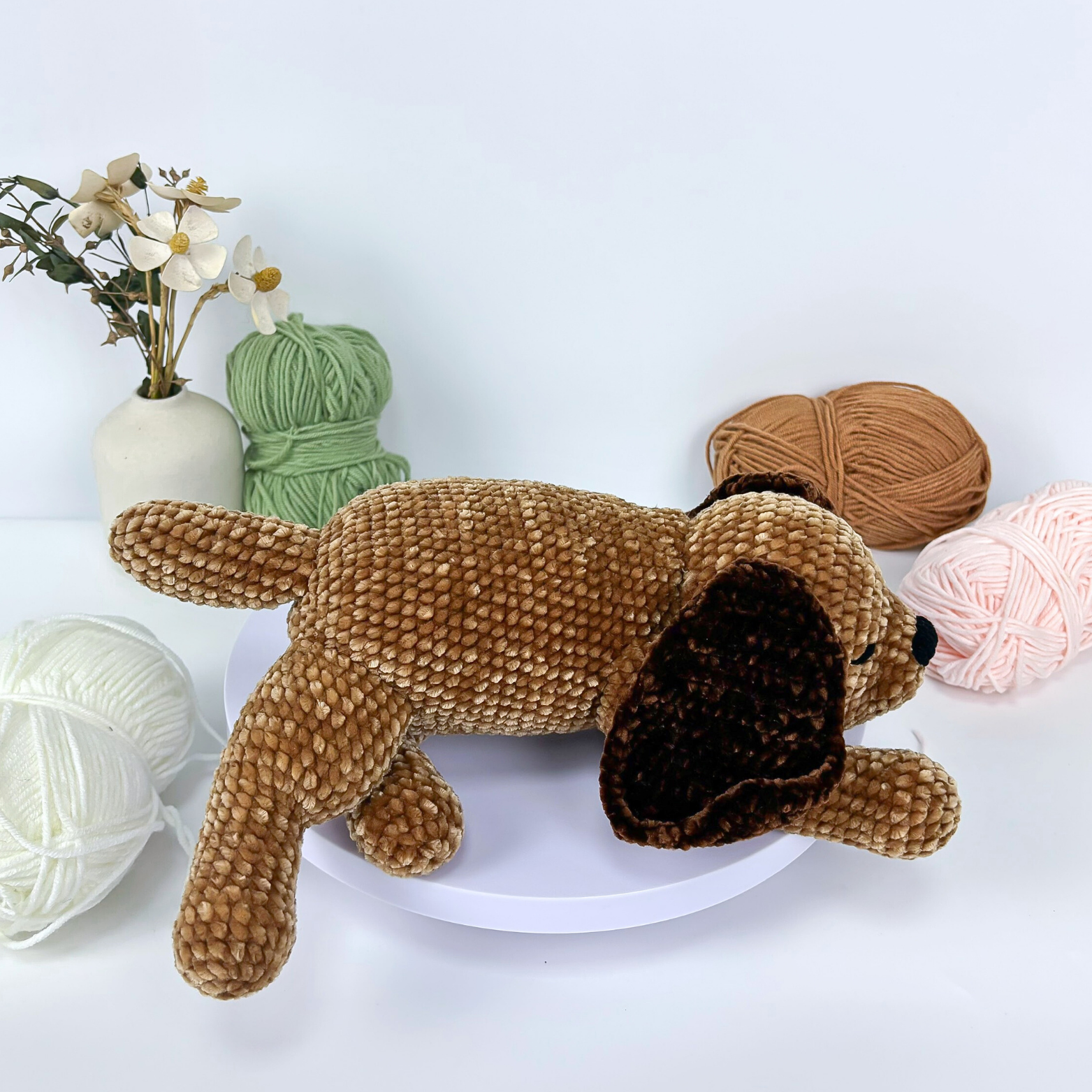 Amigurumi Dog Crochet Pattern: Velvet Puppy (English PDF Pattern)