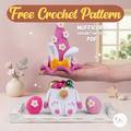 Easter Bunny Gnome Crochet Pattern PDF, Candy Holder Amigurumi
