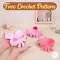 Valentine Spider Crochet Pattern PDF, Heart Spider Amigurumi Plush