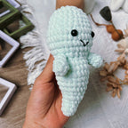 Ghost Crochet Pattern PDF, No Sew Amigurumi Ghost Tutorial, Cute Halloween Plush Pattern