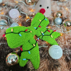 Christmas Bow Crochet Pattern PDF, Large Holiday Bow Decor, Festive Wall Hanging