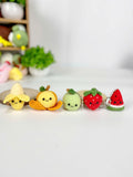 Fruit Keychain Crochet Pattern PDF, Amigurumi Beginner Guide