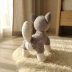 Grey White Dog Crochet Pattern PDF, Husky Dog Amigurumi Tutorial, Puppy Crochet Pattern
