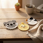 Animal Crochet Coaster Pattern – Koala, Cat & Chick (PDF Pattern)