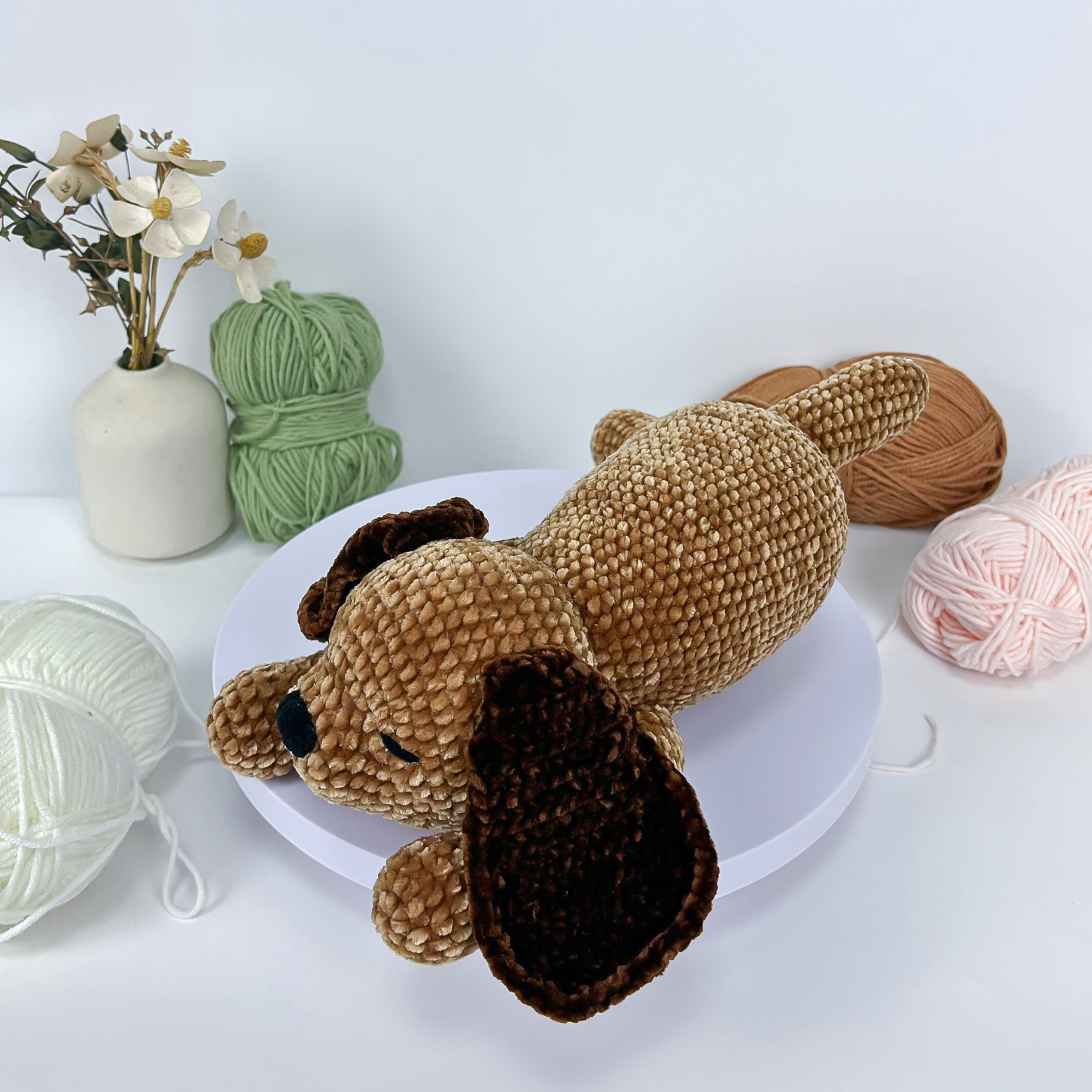 Amigurumi Dog Crochet Pattern: Velvet Puppy (English PDF Pattern)