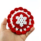 Christmas Cup Cozy Crochet Pattern PDF, Snowflake Mug Sweater Tutorial, Cup Hug Crochet Cover