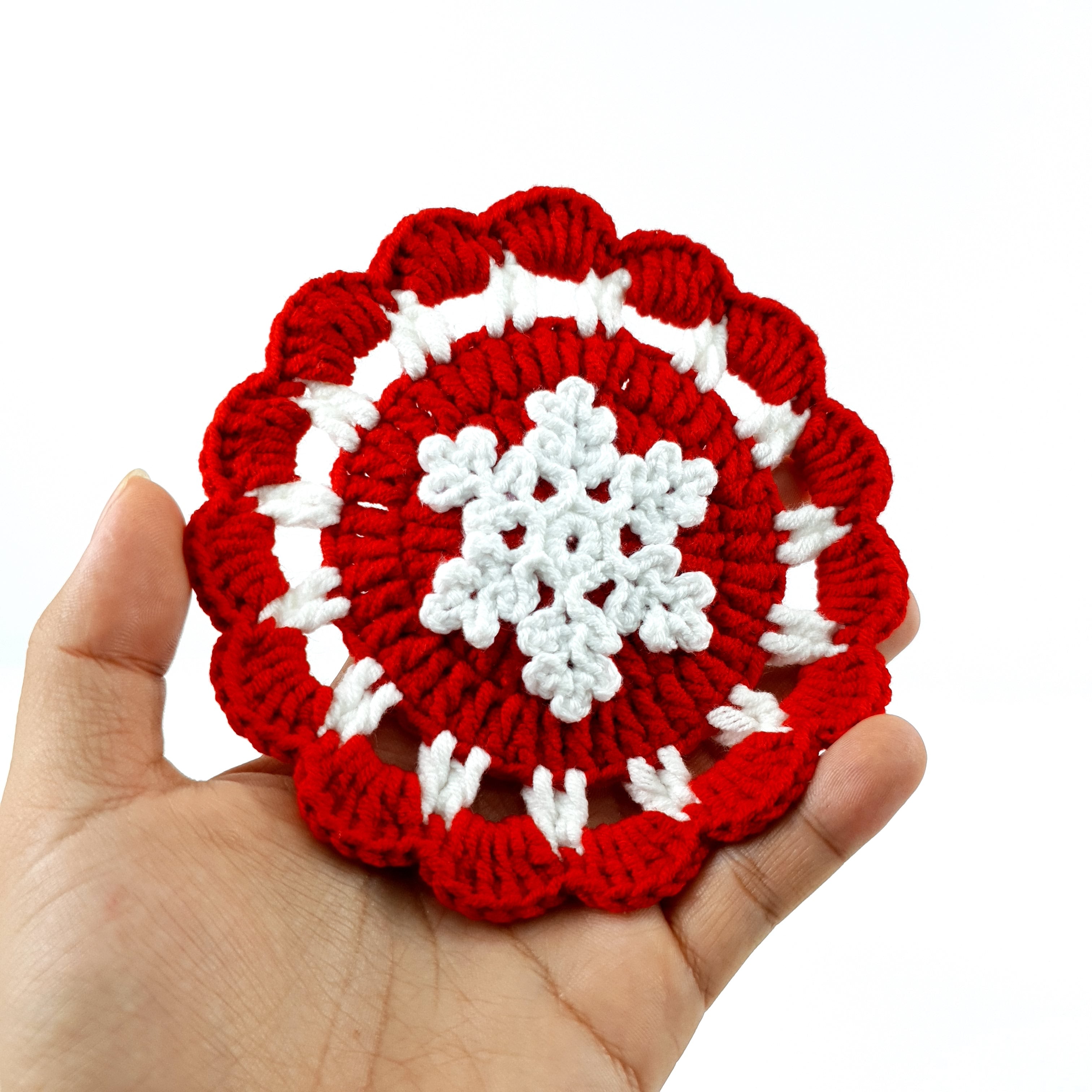 Christmas Cup Cozy Crochet Pattern PDF, Snowflake Mug Sweater Tutorial, Cup Hug Crochet Cover