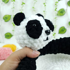 Panda Basket Crochet Pattern PDF, Cute Panda Storage Basket Amigurumi Tutorial
