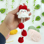 Ghost Car Hanging Crochet Pattern PDF, Cute Hanging Ghost Amigurumi, Car Charm Crochet Tutorial
