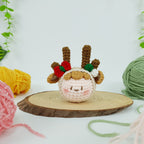 Christmas Mochi Crochet Pattern PDF, Cute Mochi Doll Amigurumi, Christmas Tree & Reindeer Crochet Tutorial,