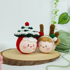 Christmas Mochi Crochet Pattern PDF, Cute Mochi Doll Amigurumi, Christmas Tree & Reindeer Crochet Tutorial,