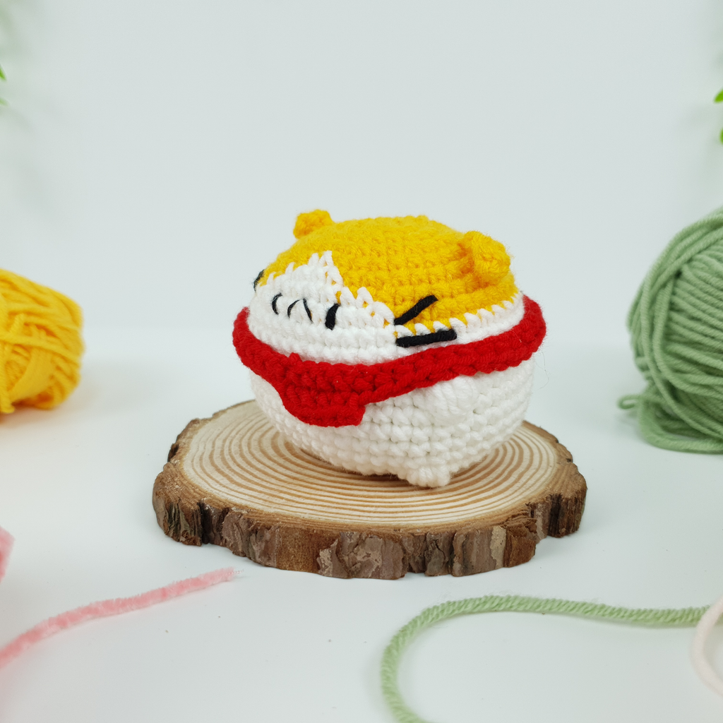 Chubby Cat Crochet Pattern PDF, Cute Fat Cat Amigurumi, Kawaii Kitty Crochet Tutorial, Instant Download