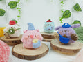 Set of 4 Chubby Cuties Crochet Pattern PDF, Cute Mini Animal Bundle