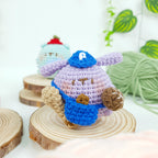 Set of 4 Chubby Cuties Crochet Pattern PDF, Cute Mini Animal Bundle