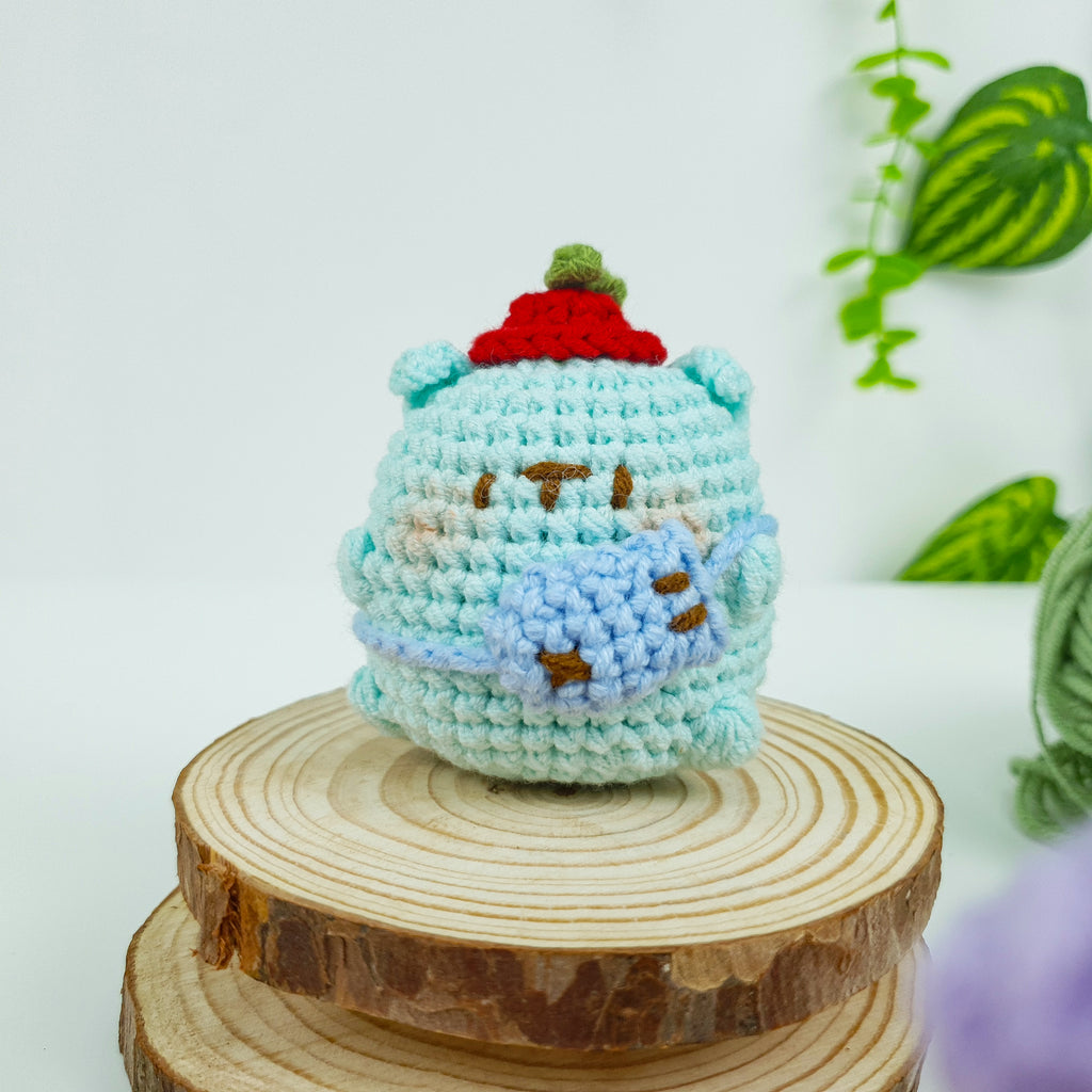 Set of 4 Chubby Cuties Crochet Pattern PDF, Cute Mini Animal Bundle