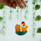 Wacky Rooster Crochet Pattern PDF, Mini Chicken in Eggshell Amigurumi Tutorial