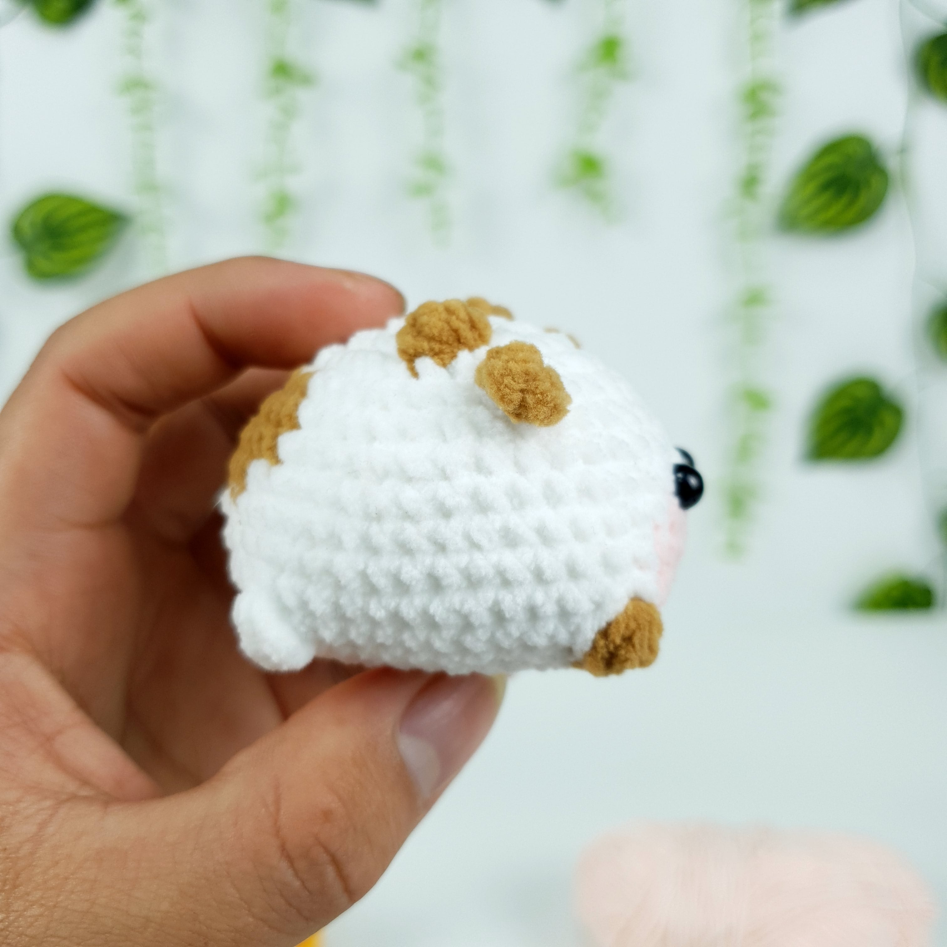 Mini Cow Crochet Pattern PDF, Moochi Amigurumi Tutorial, Cute Pocket Cow Plush