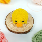 Mini Duck Crochet Pattern PDF, Quackie Amigurumi Tutorial, Cute Pocket Duck Plush