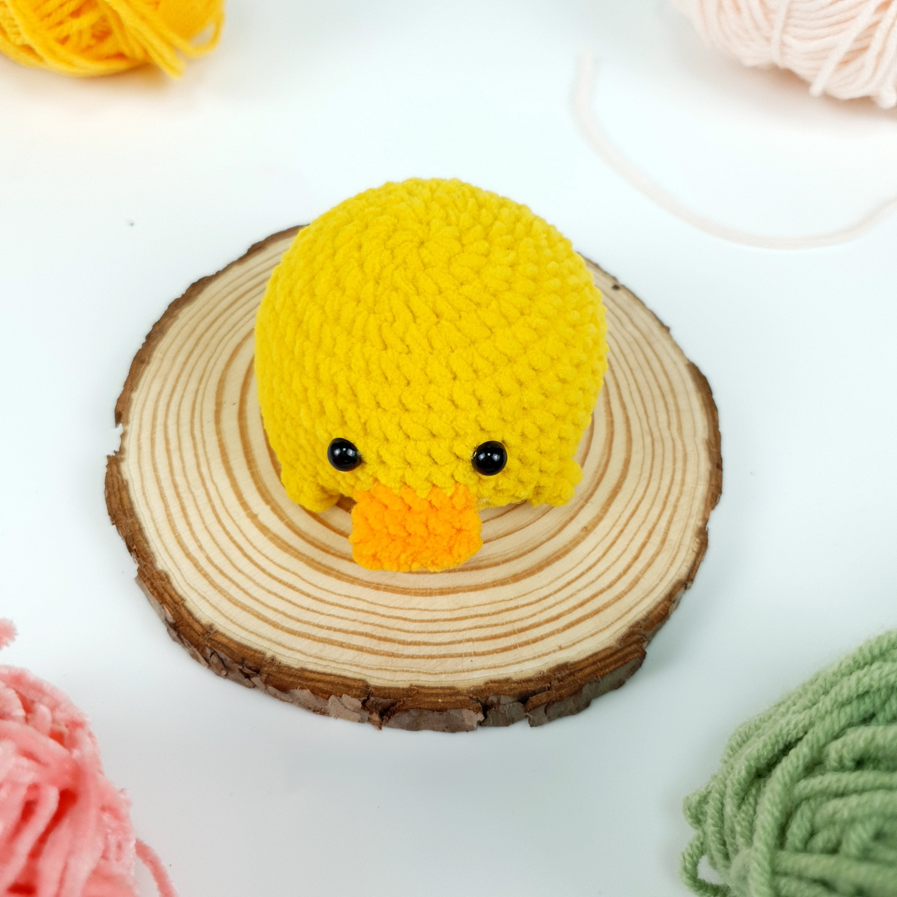 Mini Duck Crochet Pattern PDF, Quackie Amigurumi Tutorial, Cute Pocket Duck Plush