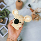 Koala Crochet Pattern PDF, No Sew Amigurumi Koala Tutorial, Easy Plush Animal Pattern,