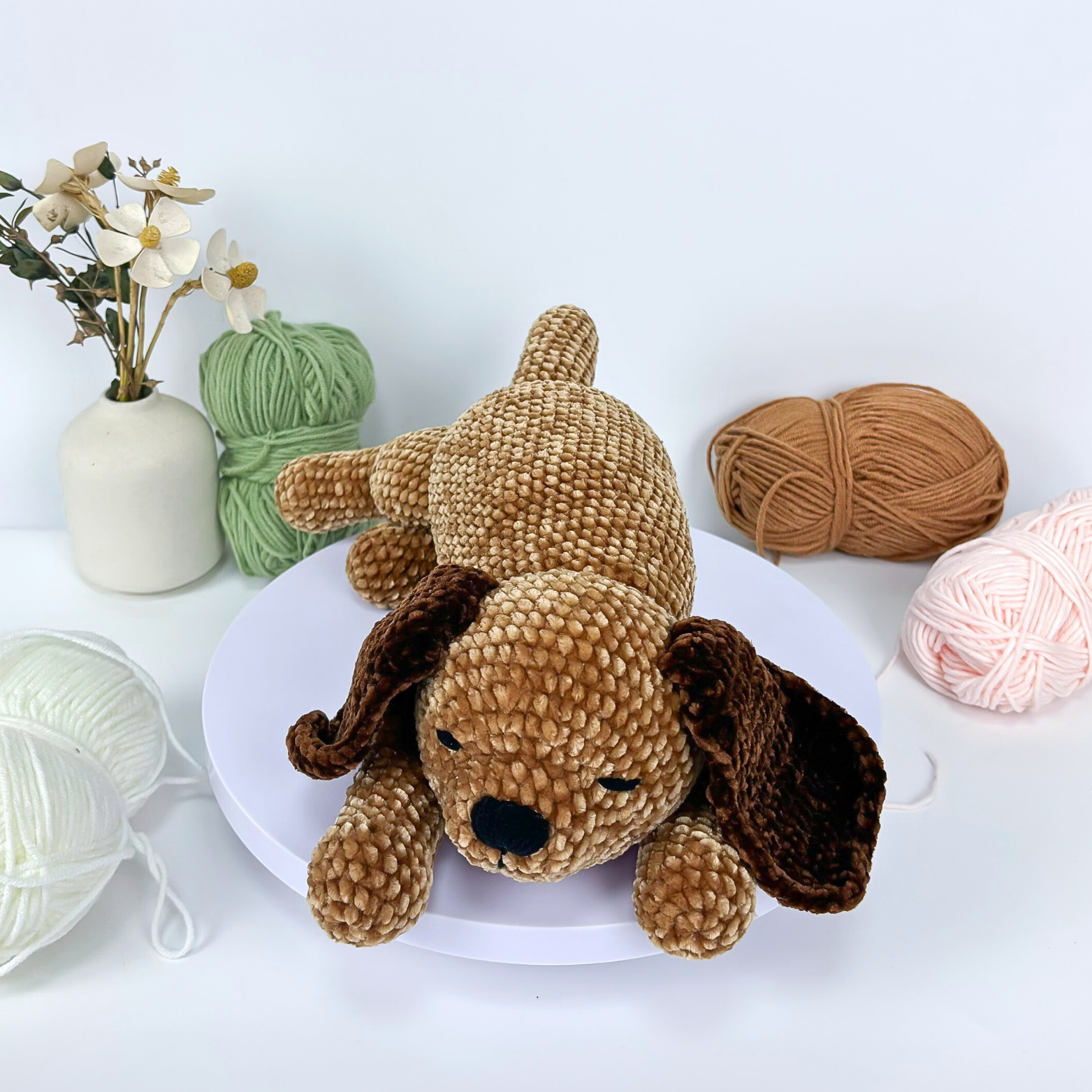 Amigurumi Dog Crochet Pattern: Velvet Puppy (English PDF Pattern)