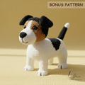 Handmade Crochet Dog Plush Toy, Cute Amigurumi Puppy Doll, Soft Stuffed Animal, Custom Dog Gift, Nursery Decor, Pet Lover Gift, Cozy Home Decor